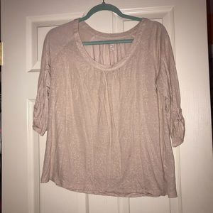 New York & Company Tops - Light pink glitter top New York & Company Tops - Light pink glitter top